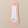 Calcetines invisibles de seda de hielo finos para primavera y verano, calcetines tipo barco de corte bajo, calcetines con talón de silicona antideslizante, calcetines para tacones altos, venta al por mayor