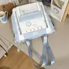 Estilo Coreano Dulce Estrella Dopamina Bolsa para Dolor Alto Aspecto Bloque de Color Estudiantes de Primaria Grados 3-5 Juego de Dos Piezas Mochila