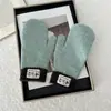 Lindos Tres Pequeños Guantes de Bloques de Color Que Pueden Mantener el Calor y Prevenir la Congelación para Mujeres, Guantes de Pantalla Táctil de Color Contrastante para Dedos, Guantes de Estudiante