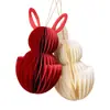 Decoración de Escena de Fiesta Estilo Órgano de Pascua Zanahoria Conejito Pollito Tulipán Colgante Decoración de Escritorio