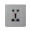 Comércio exterior um aberto três furos cinco furos usb interruptor soquete painel de aço inoxidável tomada de parede atacado Sudeste Asiático Geral
