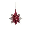 Adornos Colgantes de Copo de Nieve con Polvo Brillante de Nuevo Estilo Transfronterizos, Accesorios de Decoración para Árbol de Navidad de Plástico con Brillo de Forma Irregular