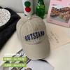 Gorra de béisbol lavada estilo americano para mujer, circunferencia de cabeza grande, extra grande, gorra profunda, sombrero adecuado para rostro redondo grande