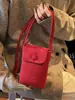 Transfronterizo 2025 Nuevo Bolso de Mujer Popular de Gama Alta Bolso de Hombro Estilo Coreano Cartera Sencilla para Monedas Bolso Cruzado Vertical para Teléfono Móvil