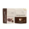 Bolsas auto sellables para café con impresión personalizada, bolsas selladas por tres lados esmeriladas para productos de Año Nuevo, nueces, pistachos, nueces pecanas, bolsas de empaque tipo stand-up