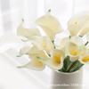 Mini flor de cala de PU, flor artificial para bodas, flores para comercio exterior transfronterizo, decoración del hogar