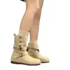 Botines cortos retro estilo Birkenstock de dos vías para mujer, nueva colección otoño 2026, versátiles, modernos y populares, botas de moda estilo Martin