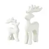 Nuevos adornos de alce navideño para paisajes en miniatura, con un diseño temático de bosque, con una estética de alta gama y artesanía única, perfectos para manualidades DIY y como piezas decorativas