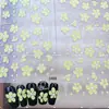 Bestseller transfronterizo: Pegatinas de uñas florales con gradiente versátiles 3D, pegatinas de uñas de flor dulce de cinco pétalos en relieve 5D