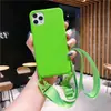 Para iphone16promax nueva funda para teléfono móvil 15 cuatro paquetes de silicona líquida 14 correa para el cuello 13 Apple 11 funda suave