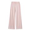 2025 Pantalones de Fitness Sexy con Cremallera de Cintura en V de las Spice Girls Europeas y Americanas Puro Deseo Cintura Pequeña Finos Caídos Pilates Rectos