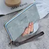 Carteira de Mão Feminina Longa 2023 Novo Estilo Coreano Bolsa de Mão Multifuncional Porta-Cartões Bolsa para Celular Porta-Moedas Carteira Feminina