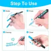 Pluma de Contorno Doble Línea Metalizada de Ensueño 48 Colores Pluma Flash suit Estudiante Trazo de Color Resaltador para Diario Bolígrafo para Dibujar