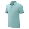 Partículas de hielo 185g Camiseta de manga corta tipo polo doblemente mercerizada perla ropa de trabajo camisa cultural SD21003