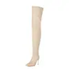 Novas Botas de Cavaleiro da Moda Britânica, Botas Longas Apontadas Acima do Joelho, Botas de Salto Alto Sexy para Dança de Jazz, Tamanhos Grandes 40-48, Exportação