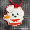 Pingente de Feltro com Texto do Tiktok Acessório de Mochila Não Tecida Chaveiro Popular Fofo Corrente para Celular
