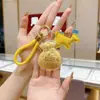 Colgante de Bolsa de la Suerte Estilo Nuevo, Colgante de Oro Puro que Atrae la Riqueza, Cadena para Teléfono, Llavero, Colgante para Coche, Regalo Souvenir, Venta al por Mayor