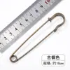 Venta Directa de Fábrica de Imperdibles Metálicos Engrosados, Broches Plateados, Accesorios de Costura para Asegurar Suéteres y Chalinas
