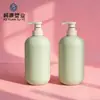 Spot al por mayor 500ml Felpa Suave Botella de Loción Pe Gel de Ducha Loción Corporal Presionar Botella de Loción para Champú