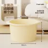 Balde Espessado para Banho de Pés para Dormitório Estudantil e Uso Doméstico, Balde para Banho de Pés com Massagem, Bacia para Lavar Pés Aprofundada e Ampliada, Bacia para Banho de Pés Resistente ao Desgaste