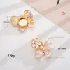 Moda y Creatividad Puños de Ropa DIY, Accesorios con un Toque de Lujo, Botones de Camisa Florales Grabados con Láser, Botones de Cuello y Joyería