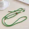 Funda para Teléfono Móvil con Costuras Bicolor, Correa Cruzada para Hombro, Correa de Bolso Creativa, Cadena Antiperdida de Color de Alto Contraste, Correa Lanyard Universal