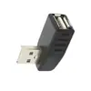Transfronterizo en stock adaptador USB macho a hembra de ángulo recto USB2.0A macho a hembra codo de 90 grados USB codo derecho