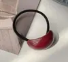 Café con leche de aspecto agradable ~ pequeña tapa de leche coleta simple banda para el pelo accesorios franceses para el pelo cuerda para el pelo banda de goma ins de temperamento tocado