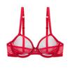 Sutiã Transparente Roupa Íntima Feminina Totalmente Transparente Sutiã de Malha Ultrafino Perspectiva Sutiã Macio com Aro de Aço Respirável Ultrafino Sutiã Sexy