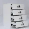 Gabinete de Archivo de Acero Gabinete Pequeño de Chapa de Hierro con Cerradura Almacenamiento Doméstico junto a la Cama Gabinete Móvil Cajón de Oficina Gabinete Bajo Almacenamiento
