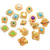 Arenas Antiguas Oro Estilo Nepal Accesorios Artesanía diy Joyería Hecha a Mano Pulsera Pulsera Hebra Accesorios Cuentas Cuentas