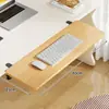 Tablero de extensión para escritorio, escritorio de oficina sin taladrar, organizador de escritorio expandible, plegable, ampliado y alargado, tablero de extensión con reposabrazos