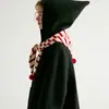 Chal Rayado Estilo Coreano para Mujer, Adecuado para Otoño e Invierno, con un Toque de Lujo Ligero y de Gama Alta, Hecho a Mano con Bolas de Punto, Chaleco de Punto, Calentador de Cuello Cálido