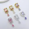 Dorado Cobre de Alta Retención de Color Hecho a Mano DIY Zirconia Perla Cuentas Espaciadoras de Múltiples Pasadas Vintage Francés Collar Pulsera Accesorios de Joyería