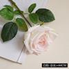 Flor artificial única de rosa hidratante Flor artificial nórdica Decoração de sala de estar mesa de jantar armário de TV Sinta-se hidratante Rosa