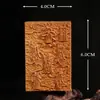 Amuleto de paz tallado en madera de azufaifo 46 colgante, adorno colgante de artesanía en madera, decoración colgante, cuerda para colgar, cadena para el cuello, etiqueta de madera, etiqueta para coche