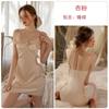 Pijama ligero de satén acolchado de lujo Guiruo, camisón sexy de dulce tentación, traje de estar en casa P3144