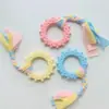 Brinquedo de Corda de Algodão Resistente a Mastigação para Cachorros, Brinquedos para Cães de Porte Pequeno e Médio, Brinquedo de Nó de Corda, Conjunto de Frisbee Suprimentos para Animais de Estimação