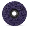 Pastillas de Pulido Diamantadas de 100 mm en Negro, Azul y Morado, Ruedas de Pulido de Fibra de Nylon, Ruedas de Desbaste y Pastillas Abrasivas del Fabricante en Stock