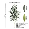 Planta artificial folhas de oliveira, plantas verdes com frutos de oliva integrados, várias especificações, para decoração de jardim e projeto, atacado do fabricante