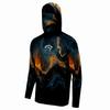 Moletom com Capuz Spelispos para Pesca Masculino Verão Novo Proteção Solar Respirável Manga Longa Camiseta com Capuz Pesca