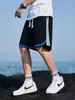 Pantalones Cortos Deportivos con Abertura Estilo Americano para Niños, Pantalones Cortos de Baloncesto para Jóvenes, Estudiantes de Secundaria, Pantalones Cortos de Cinco Puntos Elegantes y Modernos para Niños Mayores