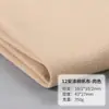Lona de poliéster-algodón de color personalizada, lona de hilo teñido de 12 oz para bolsas de mano y equipaje, lona negra natural y semiblanqueada