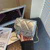 Bolso acolchado 2025 Nuevo para mujer Moda de alta calidad Bolso de cadena Estilo extranjero Bolso de hombro único Bolso cruzado Bolso pequeño para salir y para el trabajo