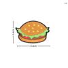 Parche Adhesivo Bordado a Máquina de Helado Hamburguesa Papas Fritas Ropa Pantalones Bolso Sombrero Decorativo Adhesivo de Tela Pegamento Trasero Planchado