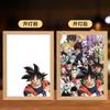 Pintura Iluminada de Dragon Ball Zanahoria Goku Seleccionada Cuidadosamente Vegeta Super Saiyajin Adornos de Luz Ambiental Creativa