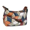 Nova Bolsa de Maternidade Feminina Grande Capacidade Costura Trabalho Deslocamento Couro Macio Múltiplos Bolsos Bolsa Feminina Bolsa de Ombro Bolsa de Ombro Retrô