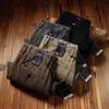 Pantalones Largos Casuales Americanos Versátiles para Hombre de Otoño e Invierno Gruesos Retro Lavados Sueltos Rectos