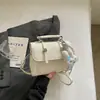 Bolsa Pequena Quadrada Texturizada Shuai Mi Home para Mulheres Verão 2026 Nova Tendência Bolsa de Mão para o Dia a Dia Bolsa de Ombro Único Transversal Fashion