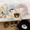 Roupas de Inverno para Bebê Meninas Animal de Desenho Animado Pelúcia Tricô Pulôver Suéter Estilo Ocidental Bebê Menina Top Quente